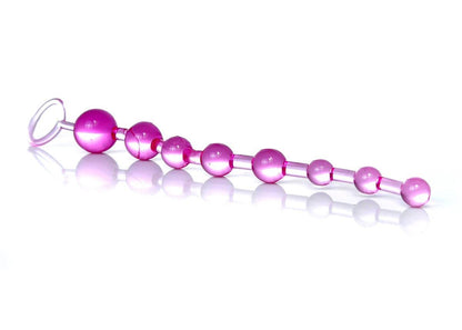 Analkugeln in verschiedenen Farben Lange Analbeads Perlen mit Griff Sexspielzeug