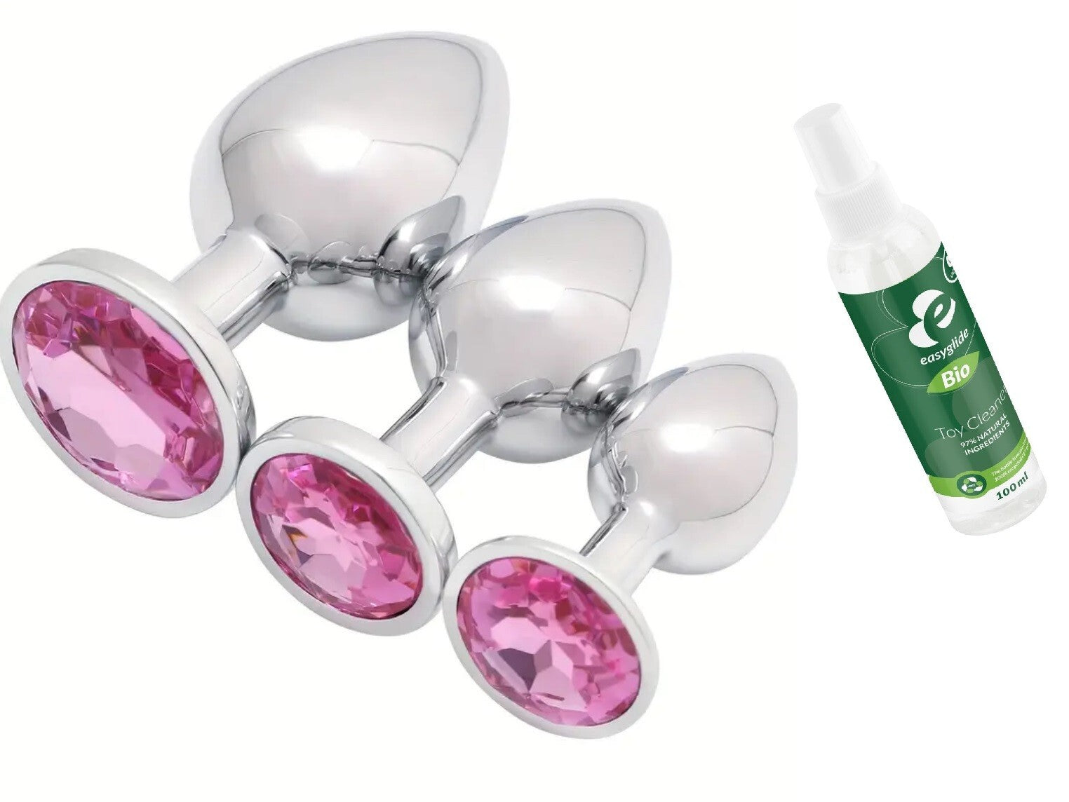 Analplug Edelstahl Butt Plug 3er Set Prostata Sexspielzeug Silikon St DENU-Shop Analplug Edelstahl Butt Plug 3er Set Prostata Sexspielzeug Silikon St DENU-Shop