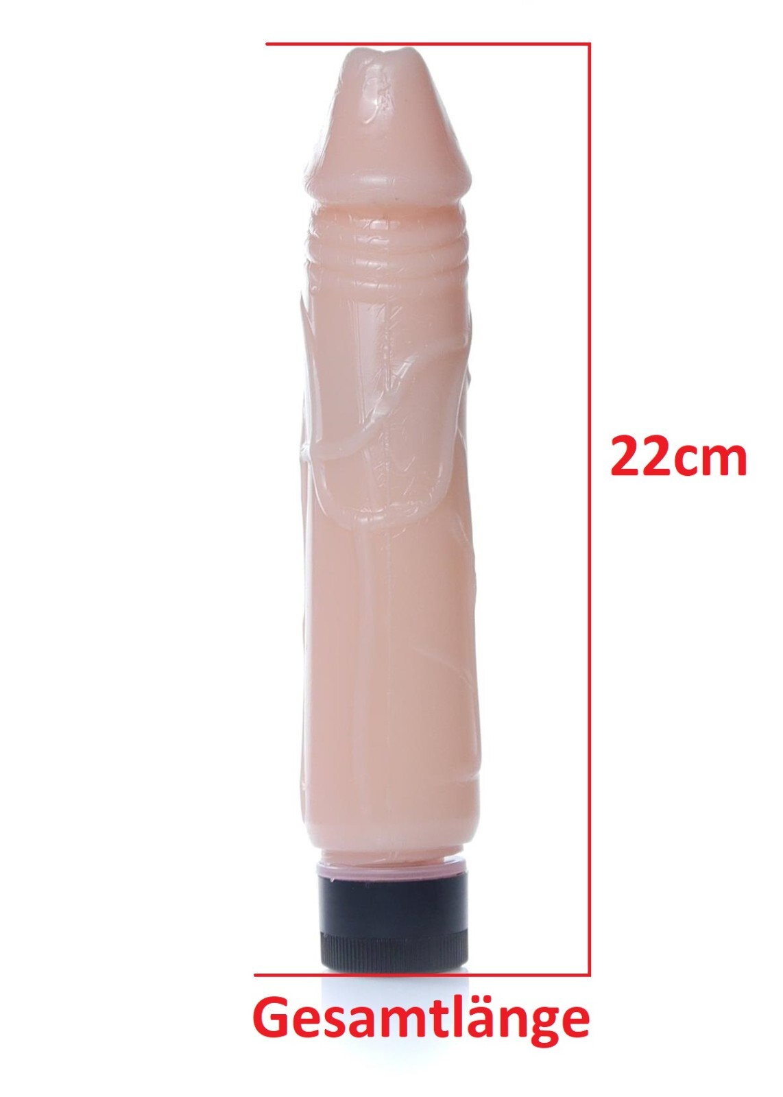 Jelly Vibrator mit Adern Weich und Realistisch Dildo 22cm Dildo Sexspielzeug TPE
