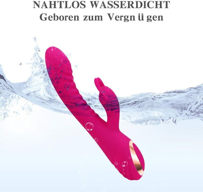 Vibrator für Frauen Sexspielzeug Klitoris Vagina 2 in 1 Flatternd 25 Funktionen