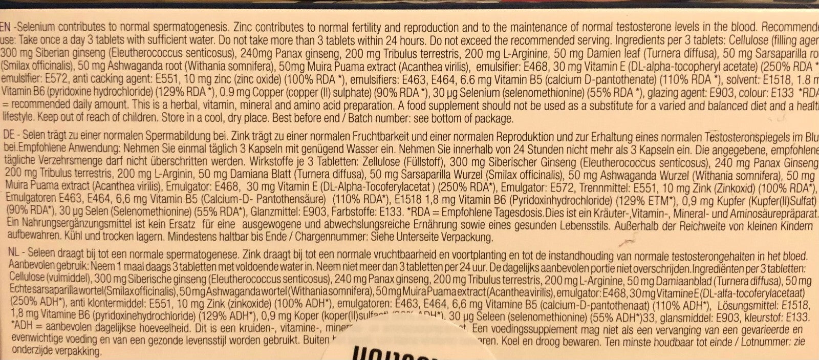 10 x Blaue Pillen Herbal 🔥 Blue Eagle für Männer 🔥 Selen L-Arginin Ginseng
