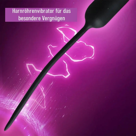 Dilator vibrierend inkl. Batterien 13cm Harnröhrenvibrator Silikon Katheter