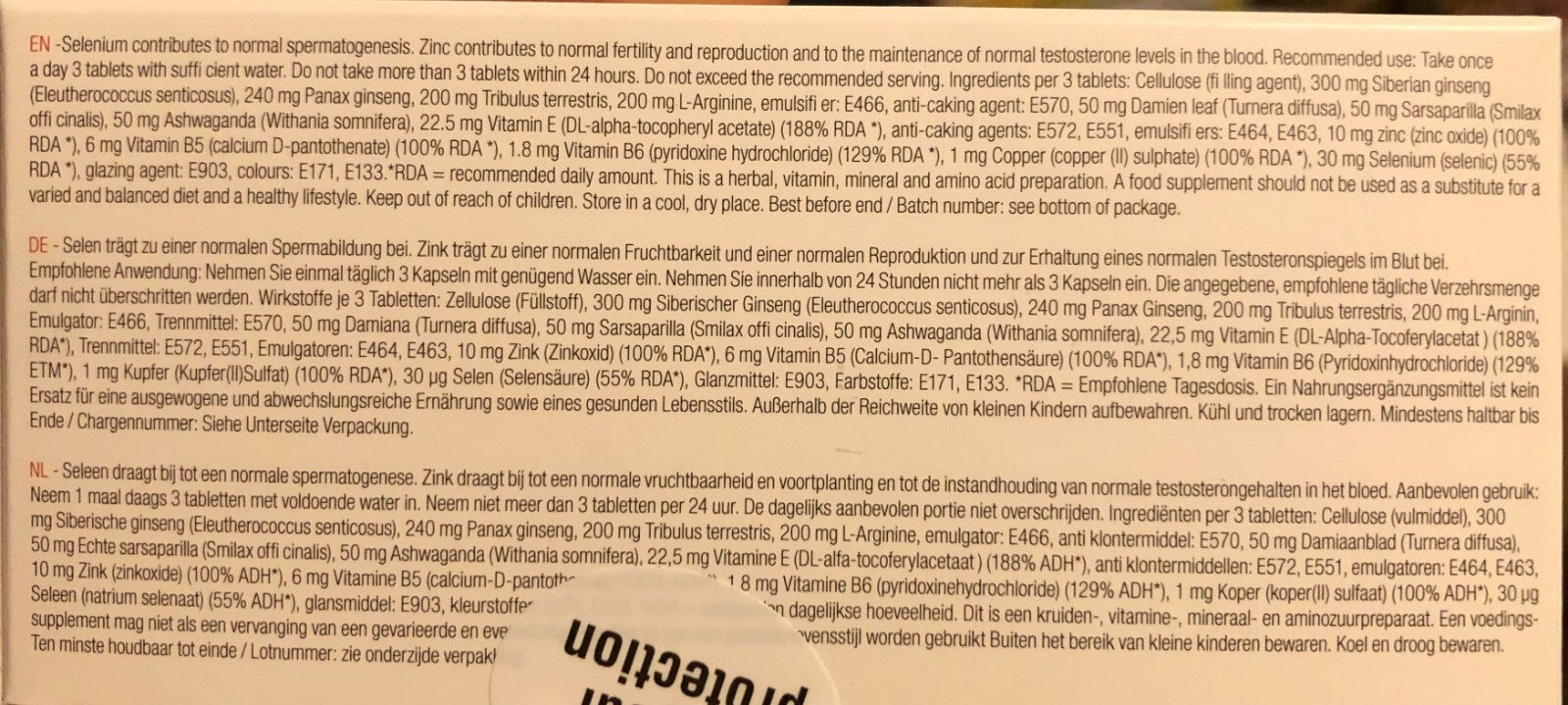 10 x Blaue Pillen Herbal 🔥 Bull Power für Männer 🔥 Selen L-Arginin Ginseng