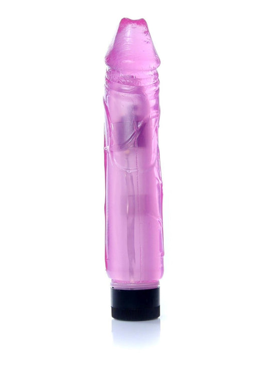 Juicy Jelly Vibrator mit Adern Weich und Realistisch 22cm Dildo Sexspielzeug TPE