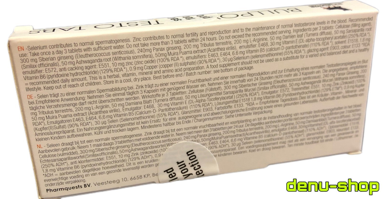 10 x Blaue Pillen Herbal 🔥 Bull Power für Männer 🔥 Selen L-Arginin Ginseng