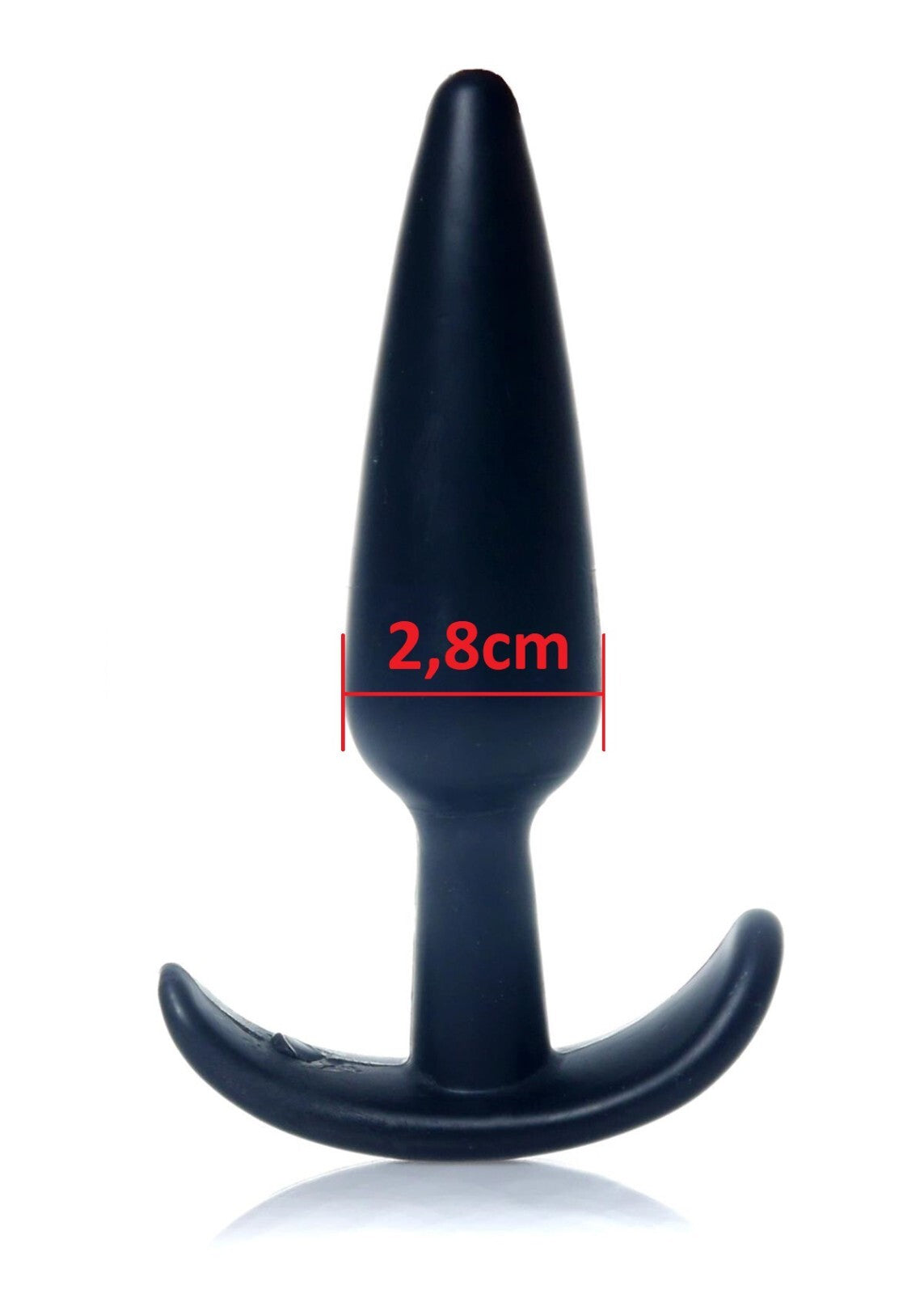 Anal Plug 12cm Lang Anal Stöpsel Dildo T-Plug Analplug Weich Sexspielzeug TPE