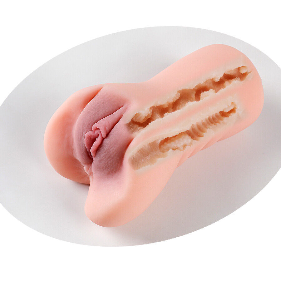 2in1 Masturbator Taschenmuschi Vaginal Anal Sexspielzeug Toy Realistisch TPE