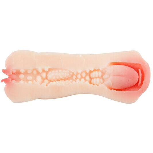 Taschenmuschi Masturbator 18cm Vagina & Mund Sexspielzeug für Männer Realistisch