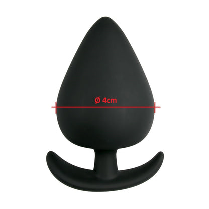 Schwarzer Anal Plug Anal Stöpsel Dildo Anker Buttplug Medium Sexspielzeug