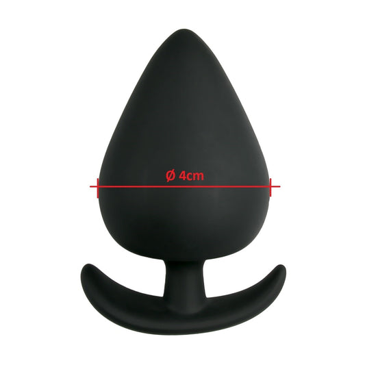 Schwarzer Anal Plug Anal Stöpsel Dildo Anker Buttplug Medium Sexspielzeug