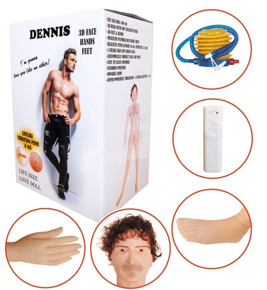3D Sex Puppe Masturbator Dennis aufblasbare Puppe Liebespuppe Sexspielzeug