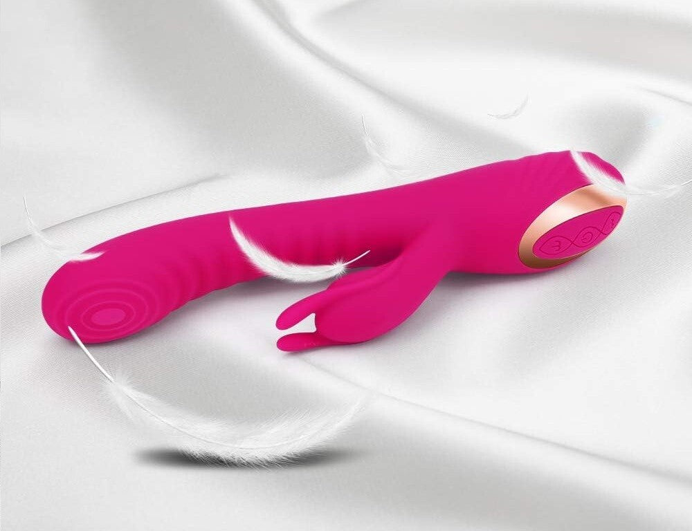 Vibrator für Frauen Sexspielzeug Klitoris Vagina 2 in 1 Flatternd 25 Funktionen