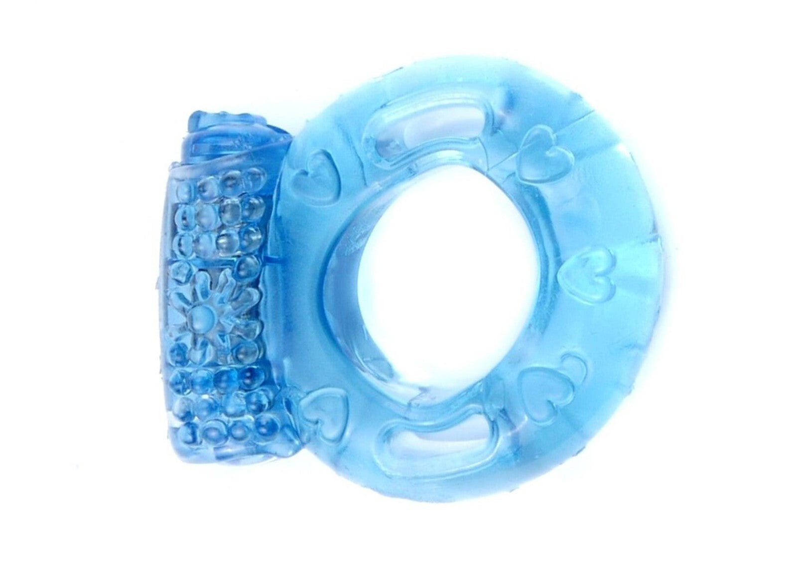 Penisring Silikon Cockring Blau - Starke Erektion mit Vibration Inkl. Batterien