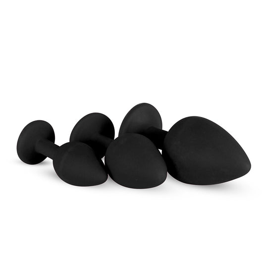 Anal Plug 3er Set Butt Plug Prostata Sexspielzeug Silikon Diamant Toy Stöpsel