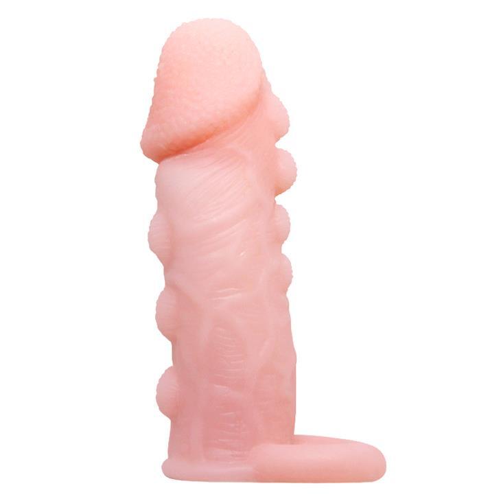 Penishülle Cock Sleeve Penis Hoden Eichel Vergrößerung Sexspielzeug Extension