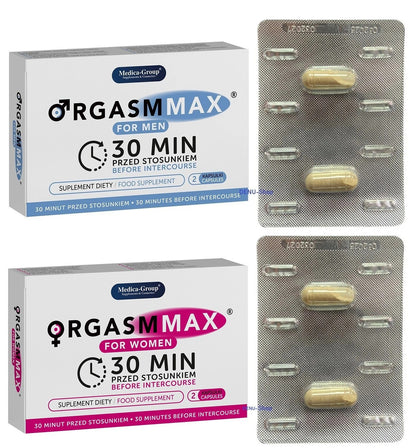 4 x Pillen Herbal 🔥 Orgasmmax für Männer und Frauen 🔥 Maca L-Arginin Koffein