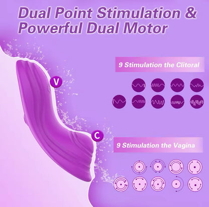 Auflegevibrator mit APP Steuerung USB Aufladung Klitoris Vibrator Sexspielzeug