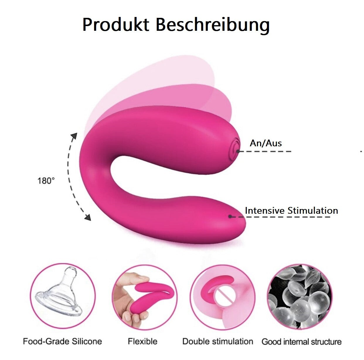 Paarvibrator Partner Vibrator Mini Sexspielzeug für Frauen Klitoris Vagina Penis