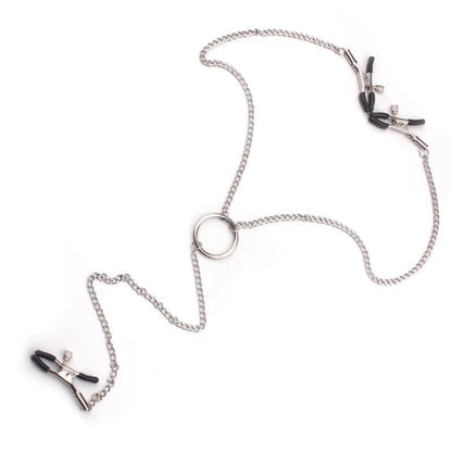 Nippelklemmen mit Kette Nippelklammern Vaginaklemme BDSM SM Bondage Sexspielzeug
