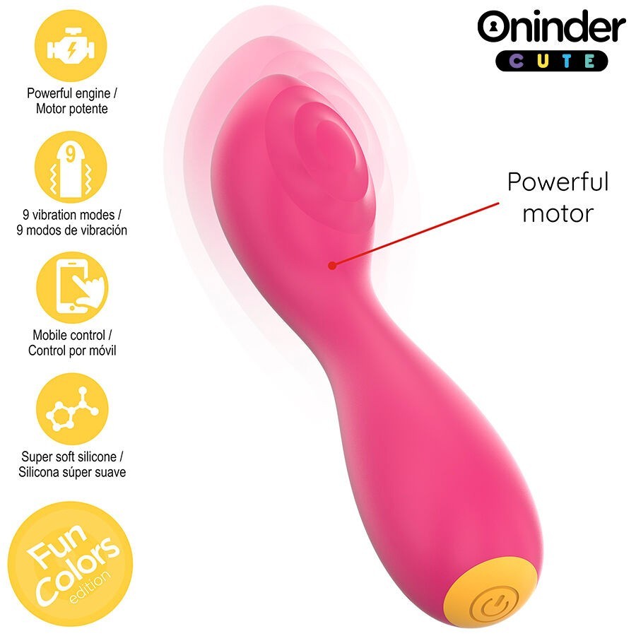 Vibrator Sexspielzeug für Frauen Oninder Cute mit App Klitoris Stimulation Paare