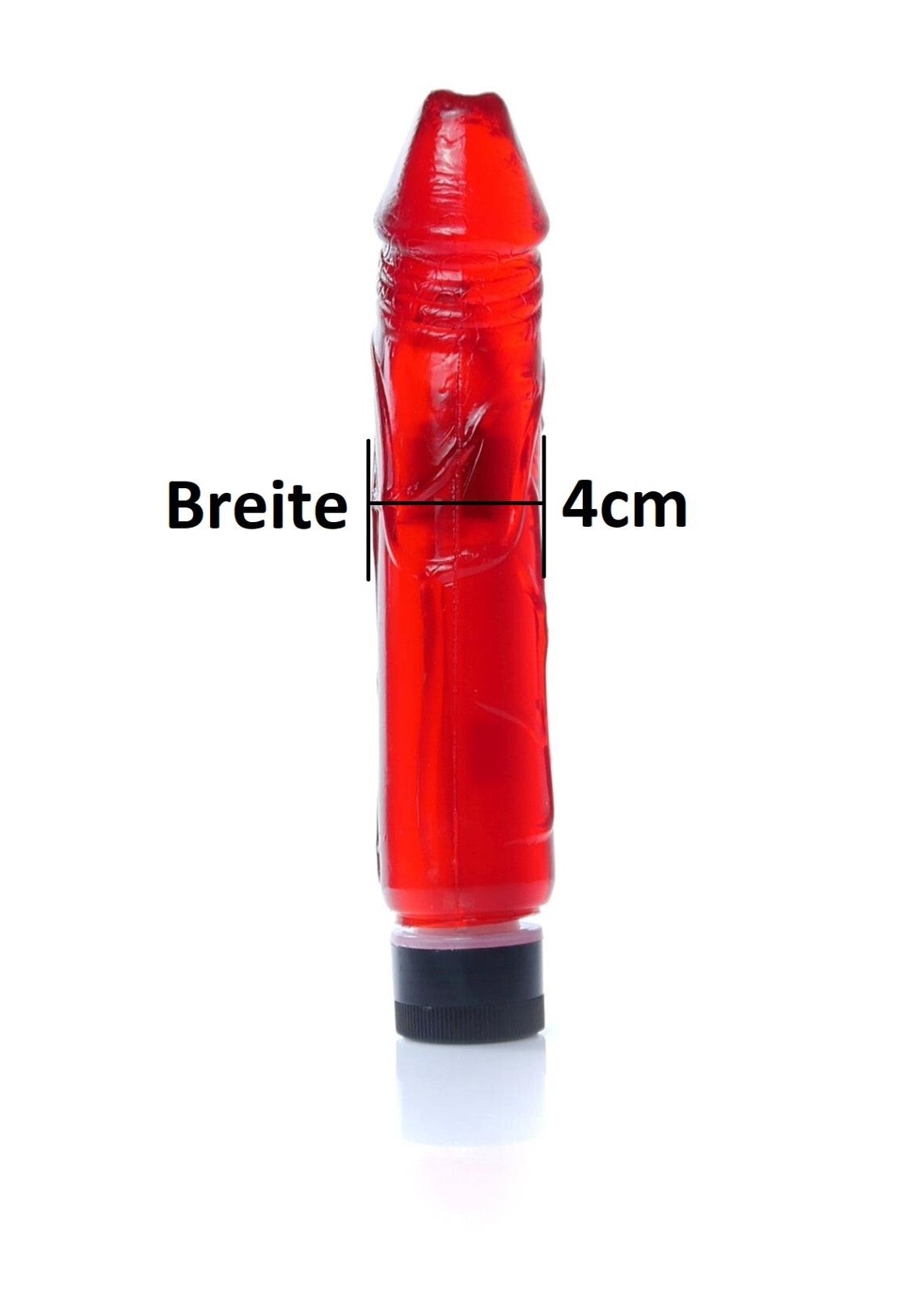 Weicher Juicy Jelly Vibrator mit Adern Realistisch 22cm Dildo Sexspielzeug TPE