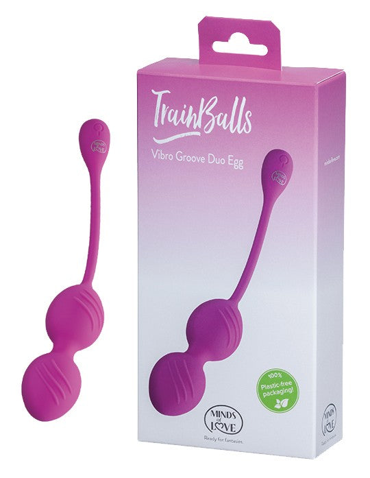 Beckenbodentrainer TrainBalls Vibro Duo Pink Beckenbodenkugel