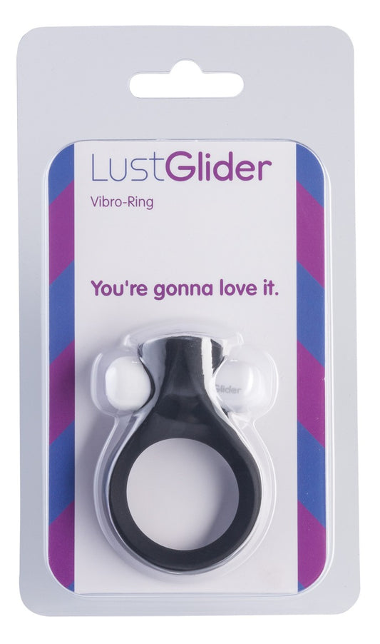 Penisring Silikon Cockring Schwarz - Starke Erektion mit Vibration LustGlider Vibro-Ring