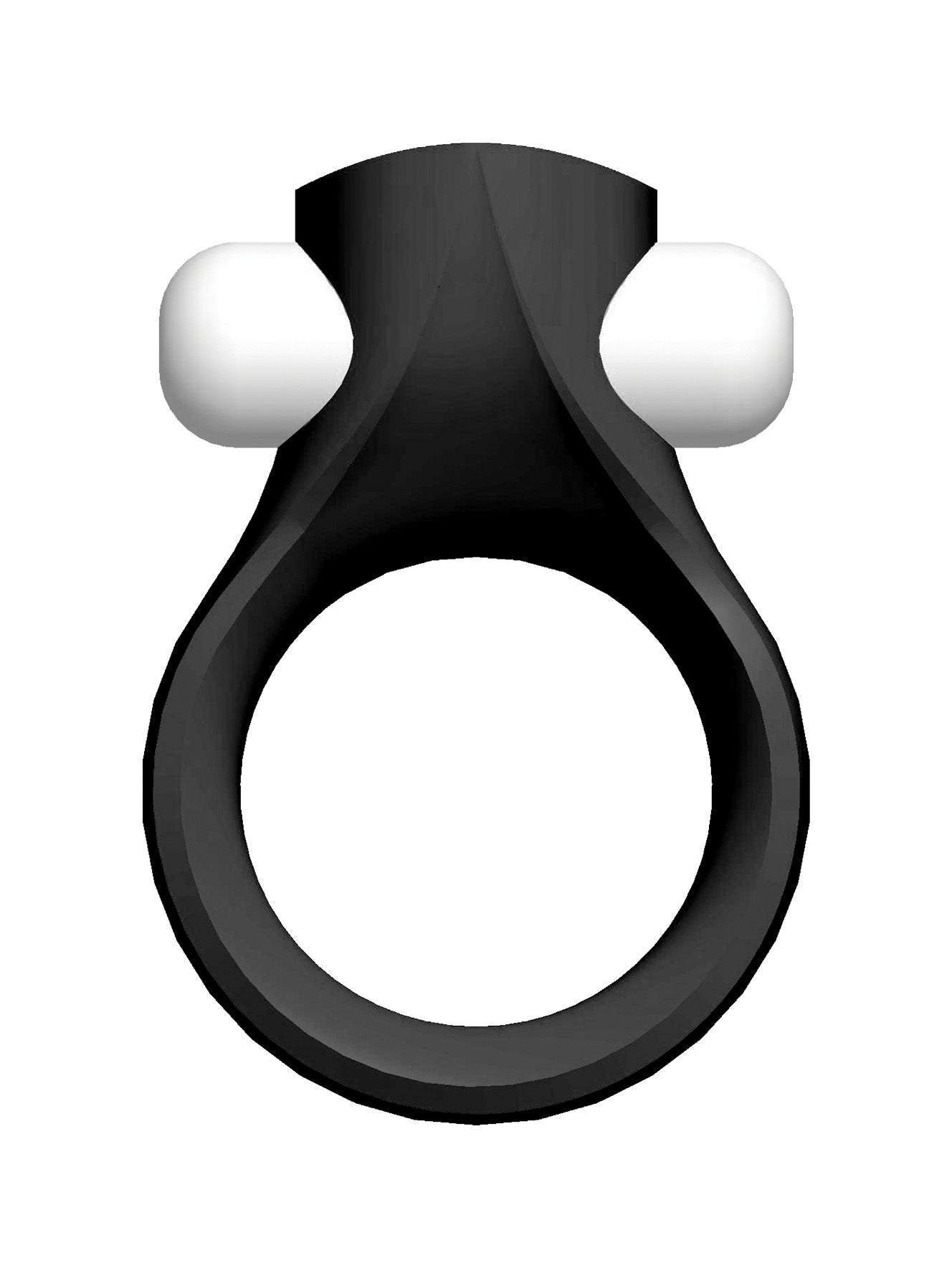 Penisring Silikon Cockring Schwarz - Starke Erektion mit Vibration LustGlider Vibro-Ring