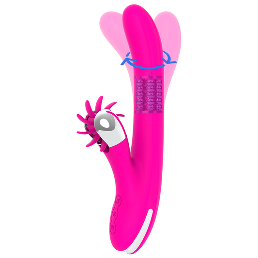 DIVERSIA Bunny Rotation Vibrator 24 cm – G-Punkt & Klitoris
