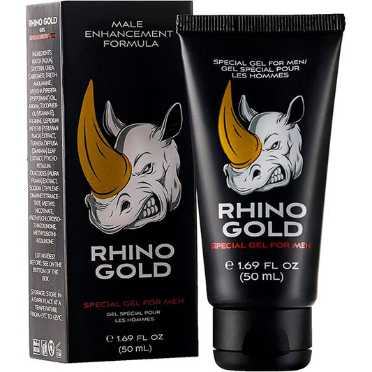 ORIGINAL Rhino XXL Gold Spezial Gel für den Penis Jelqing Vergrößerung