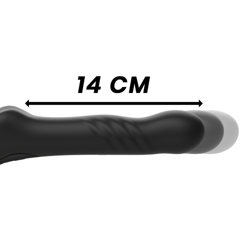 IBIZA - TRGERLOSER VIBRATOR MIT FERNBEDIENUNG UP & DOWN