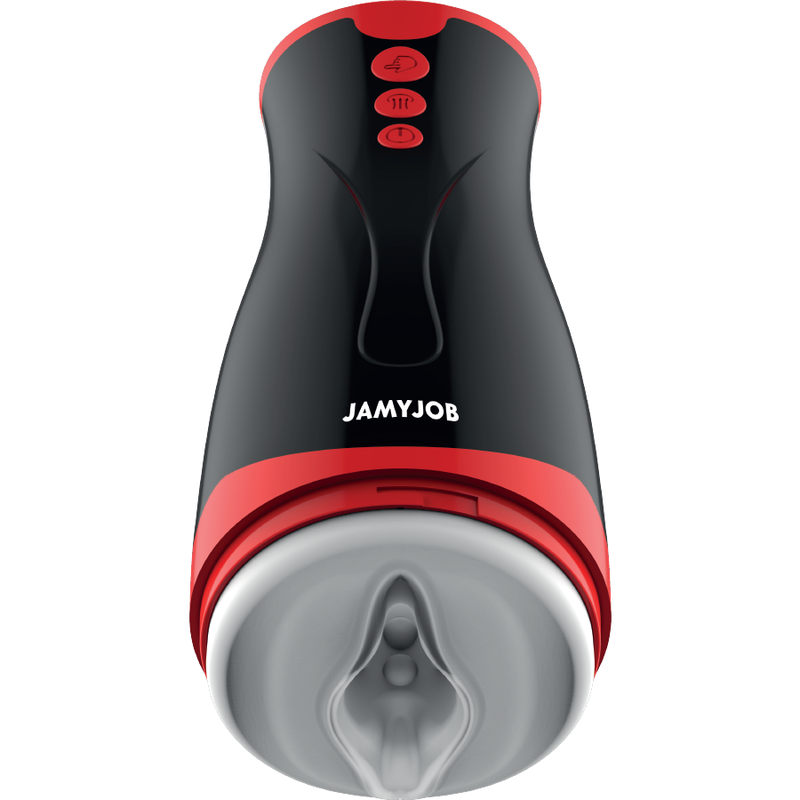 Jamyjob Jango Kompressions- und Vibrations-Masturbator - Automatisches Sextoy