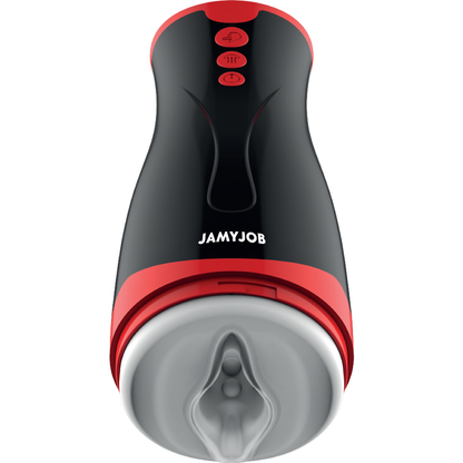 Jamyjob Jango Kompressions- und Vibrations-Masturbator - Automatisches Sextoy