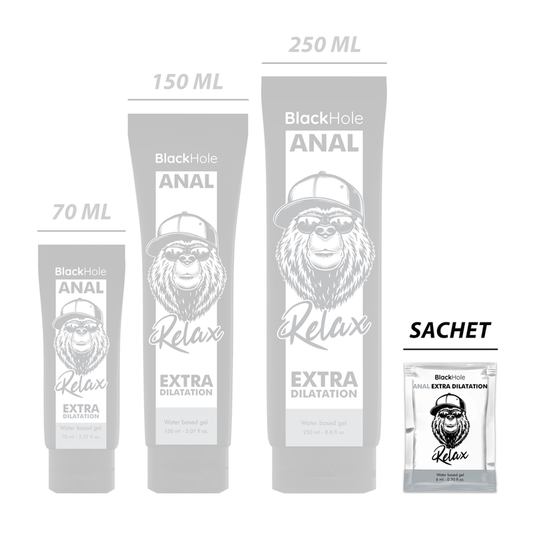 BLACK HOLE - WASSERBASIERTES GEL EXTRA DILATATION 6 ML EINZELDOSIS