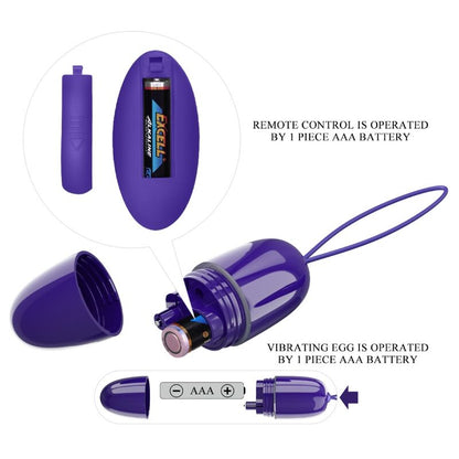 Pretty Love Selkie Youth Mini Vibrierendes Ei mit Fernbedienung - Violett