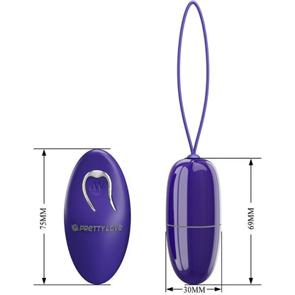 Pretty Love Selkie Youth Mini Vibrierendes Ei mit Fernbedienung - Violett