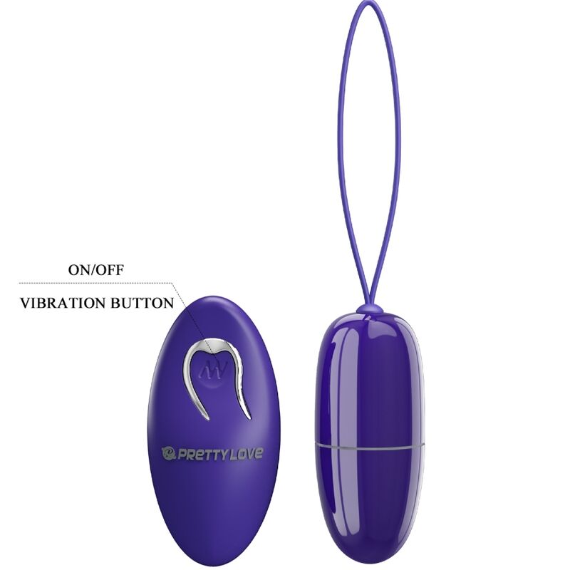 Pretty Love Selkie Youth Mini Vibrierendes Ei mit Fernbedienung - Violett