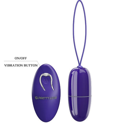 Pretty Love Selkie Youth Mini Vibrierendes Ei mit Fernbedienung - Violett