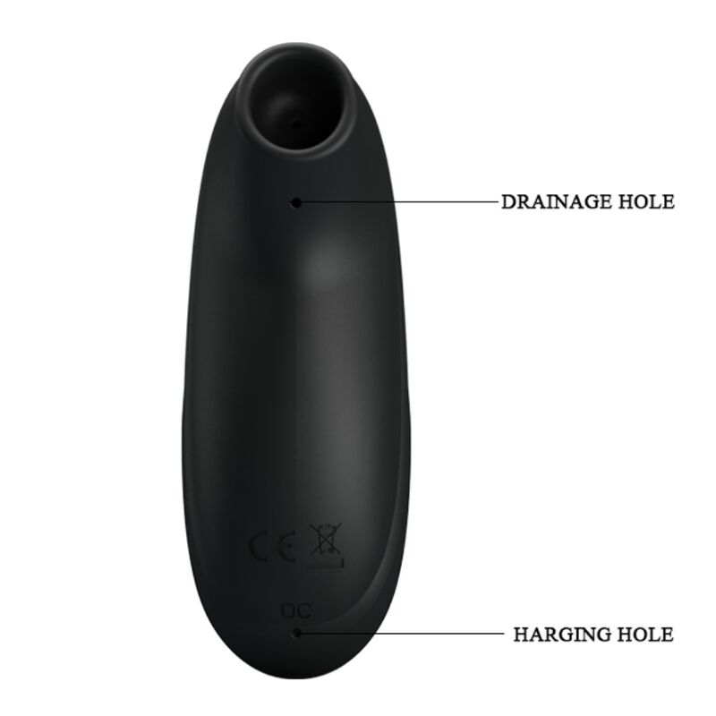 PRETTY LOVE - LUXUS-WIEDERAUFLADBARER SAUGMASSAGER SCHWARZ