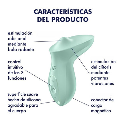 SATISFYER - EXCITERRR VIBRATOR AUFLEGENDER KLITORIS MINT