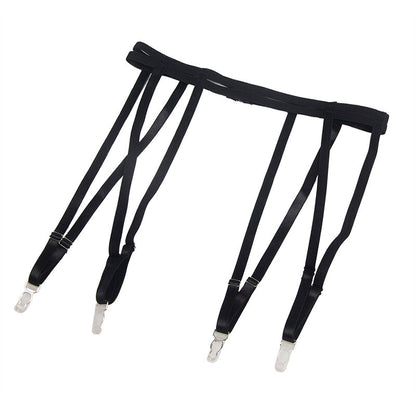 SUBBLIME - 954147 BODY MIT STRUMPFGÜRTEL SCHWARZ S/M