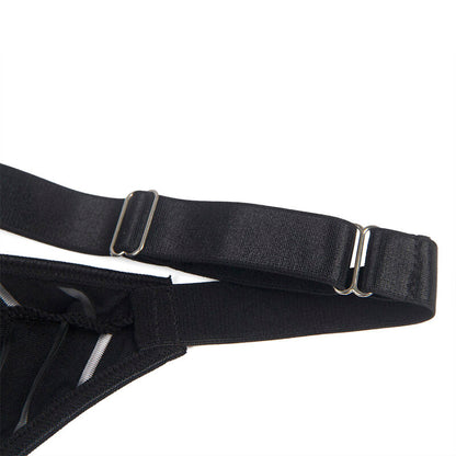 SUBBLIME - 954154 BODY MIT STRUMPFGÜRTEL SCHWARZ L/XL