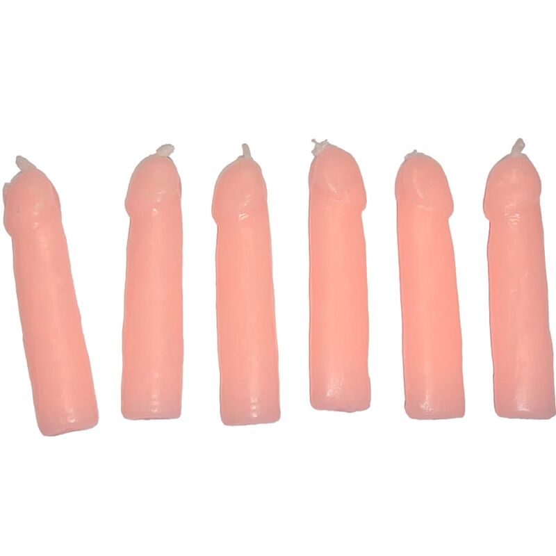 DIABLO PICANTE – 6 KERZEN IN FLEISCHPENISFORM