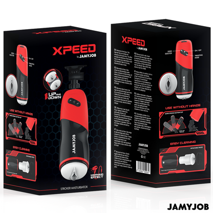JAMYJOB - XPEED AUTOMATISCHER VAGINA-MASTURBATOR, 5 STOSSMODI UND SOUNDEFFEKT