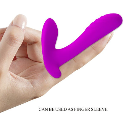 PRETTY LOVE - MASSAGER & VIBRATOR 12 VIBRATIONEN FERNBEDIENUNG LILA
