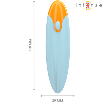 INTENSE - MIKE VIBRIERENDES BULLET 10 VIBRATIONEN BLAU