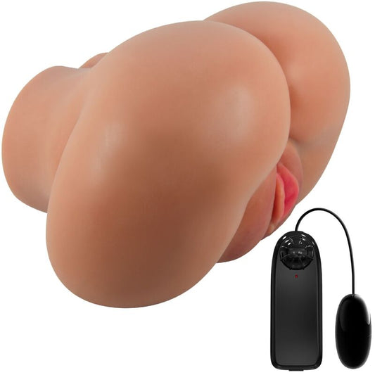 CRAZY BULL - LUNA VIBRATOR BUTT MIT REALISTISCHER VAGINA UND ANUS-STEUERUNG FERNBEDIENUNG