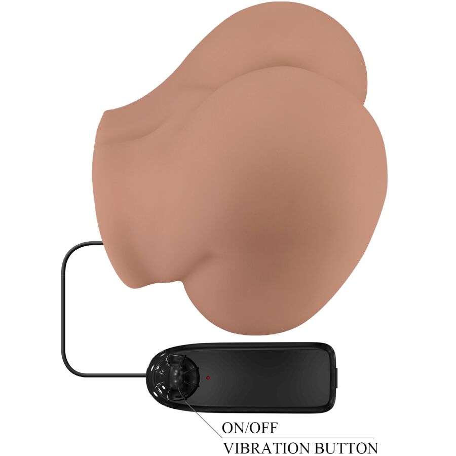 CRAZY BULL - BERNACE ASS VIBRATOR MIT REALISTISCHER VAGINA UND ANUS FLESH FERNBEDIENUNG
