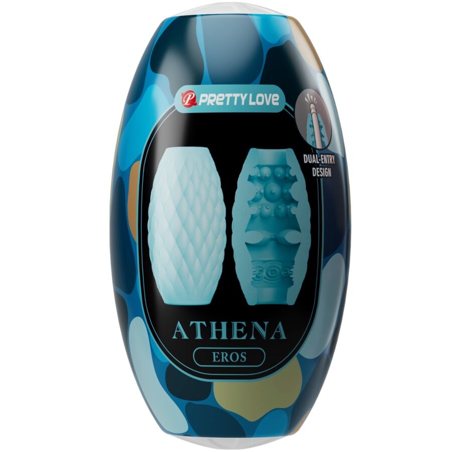 PRETTY LOVE - ATHENA EROS MÄNNLICHER MASTURBATOR AUS SILIKON, HIMMELBLAU