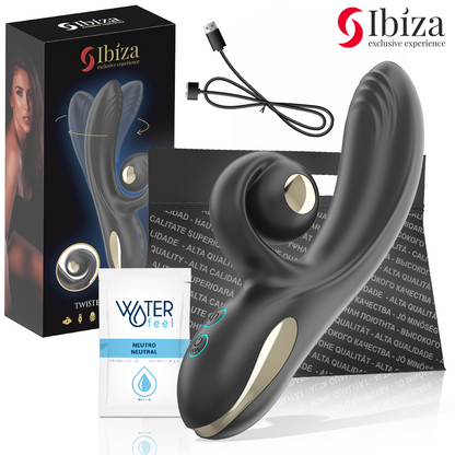 Ibiza - Twister Vibrator mit Kurvenstimulator und Vibro-Rotation